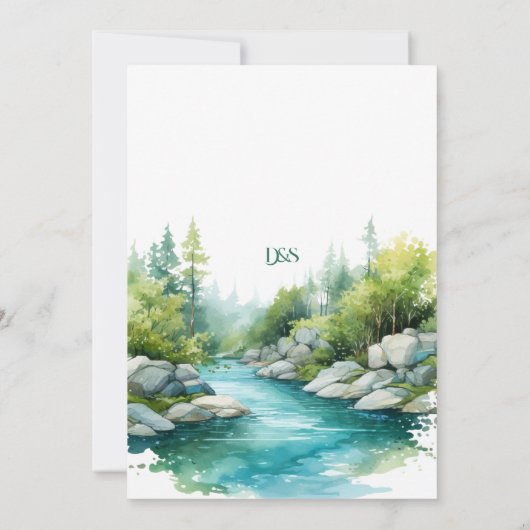 ミスティ結婚マウンテン 招待状 (裏面)