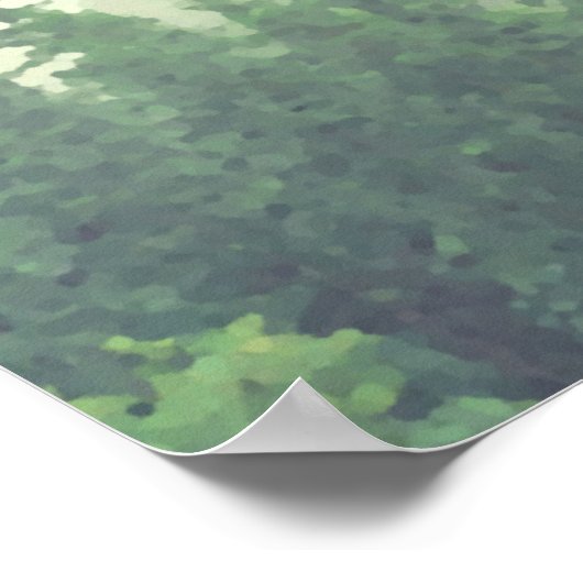 ミスティ緑の松26表の結婚座席表 ポスター (角)