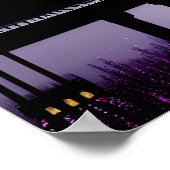 ミスティ背景グランドピアノ ポスター (角)