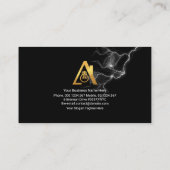 ミスティ電気稲妻嵐電気技師サービス 名刺 (裏面)