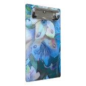 ミスティ青ツツツジ水彩 ミニクリップボード (アングル)