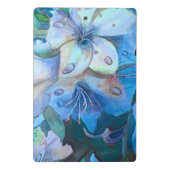 ミスティ青ツツツジ水彩 ミニクリップボード (裏面)