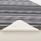 ミスティ2月ブルー&グレーストライプ シェルパブランケット (3/4)