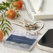 ミスティ・アラスカン海の色合い キーホルダー (正面右)