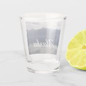 ミスティ・アラスカン海の色合い ショットグラス (裏面)