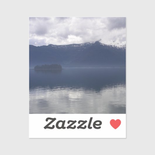 ミスティ・アラスカン海の色合い シール (シート)