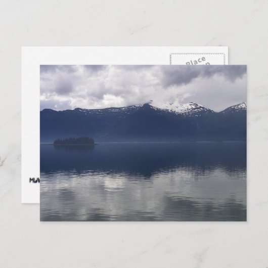 ミスティ・アラスカン海の色合い ポストカード (正面/裏面)