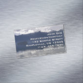 ミスティ・アラスカン海の色合い マグネット名刺 (インサイチュ)