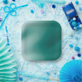 ミスティ エメラルド ペーパー プレート (パーティー)