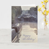 ミスティ・カナル・ドーン・バースデー・カード カード (黄色い花)