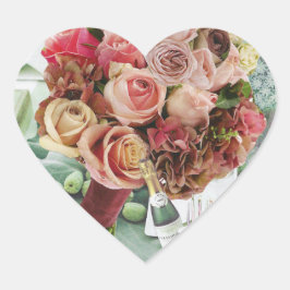 ミスティ・グリーンの20種の珊瑚 ハートシール