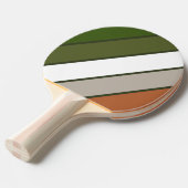 ミスティ・グローブはっきりしたストライプの 卓球ラケット (正面アングル)