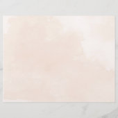 ミスティ・ツリー3倍の結婚式プログラム (裏面)