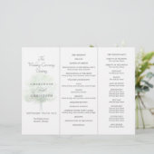 ミスティ・ツリー3倍の結婚式プログラム (スタンド正面)