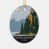 ミスティ・フィヨルド国家記念碑ニューエドディストン セラミックオーナメント (右)