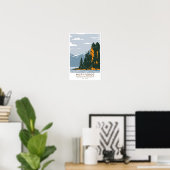 ミスティ・フィヨルド国家記念碑ニューエドディストン ポスター (ホームオフィス)