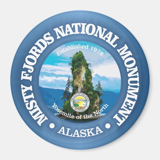 ミスティ・フィヨルド(NM) マグネット (正面)