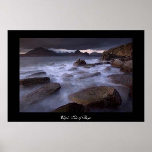 ミスティ・ブルー。cARTerARTによるポスター ポスター (正面)