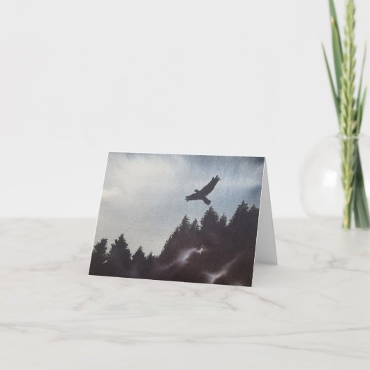 ミスティ・モーニング・イン・ザ・マウンテンズ・ノーテカード シーズンカード (正面)