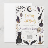ミステイクウィッチーハロウィンパーティー 招待状 (正面/裏面)