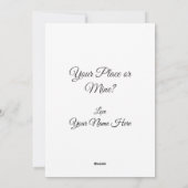 ミステッおもしろいトとワインあなたの場所か私の? シーズンカード (裏面)