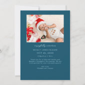 ミステッ生まれトーティール(緑がかった色)誕生発表 案内状 (裏面)