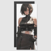 ミステリアスなアニメガールレザー (正面/裏面)