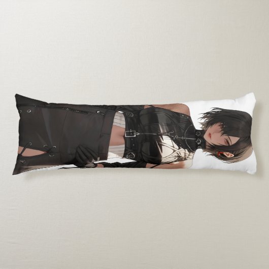 ミステリアスなアニメガールレザー ボディピロー (正面)