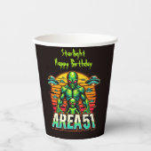 ミステリアスなエイリアングローニアエリア51 紙コップ (正面)