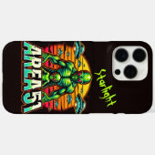 ミステリアスなエイリアングローニアエリア51 Case-Mate iPhoneケース (裏面 (横))