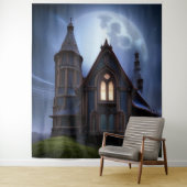 ミステリアスなゴシックハウスオンヒル タペストリー (インサイチュ)
