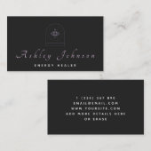 ミステリアスなサードアイロゴエネルギー癒し星占い 名刺 (正面/裏面)