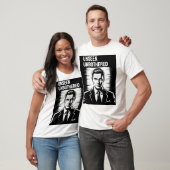 ミステリアスなスーツの男性ノワールスタイルポスター Tシャツ (ユニセックス)