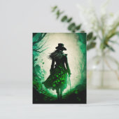 ミステリアスなセントパトリックの日暗いファンタジー シーズンポストカード (スタンド正面)