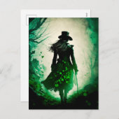 ミステリアスなセントパトリックの日暗いファンタジー シーズンポストカード (正面/裏面)