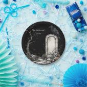 ミステリアスなハロウィーンナイトカスタム ペーパープレート (パーティー)