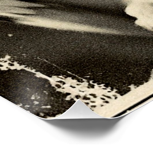 ミステリアスなフクロウ新聞プリント-ヴィンテージ民俗学 ポスター (コーナー)