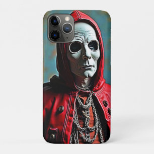 ミステリアスなフードスカル姿 iPhone 11 PROケース