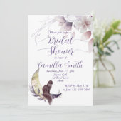 ミステリアスなムーンガーデンブライダルシャワー 招待状 (スタンド正面)