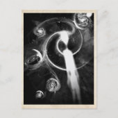 ミステリアスな亡霊はがき ポストカード (正面)