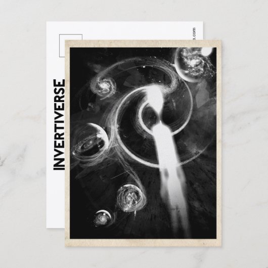 ミステリアスな亡霊はがき ポストカード (正面/裏面)