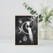 ミステリアスな亡霊はがき ポストカード (スタンド正面)