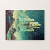 ミステリアスな城のファンタジーアート ジグソーパズル (横)