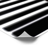 ミステリアスな女性シハウエット ポスター (角)