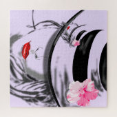 ミステリアスな女性 ジグソーパズル (横)