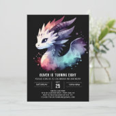 ミステリアスな強烈なドラゴン誕生日 招待状 (スタンド正面)