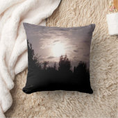 ミステリアスな月自然撮影 クッション (ブランケット)