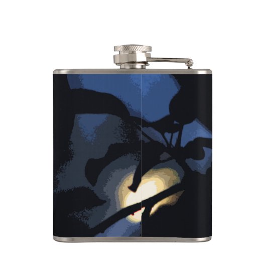 ミステリアスな月 フラスク (裏面)