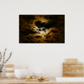 ミステリアスな月 ポスター (キッチン)