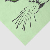 ミステリアスな猫顔グリーンアイズロングウィスカ 薄葉紙 (詳細)